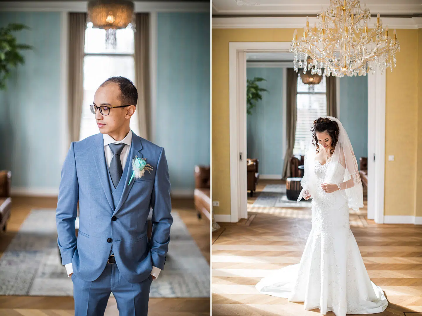 Romantische bruidsfotografie in Noord-Holland