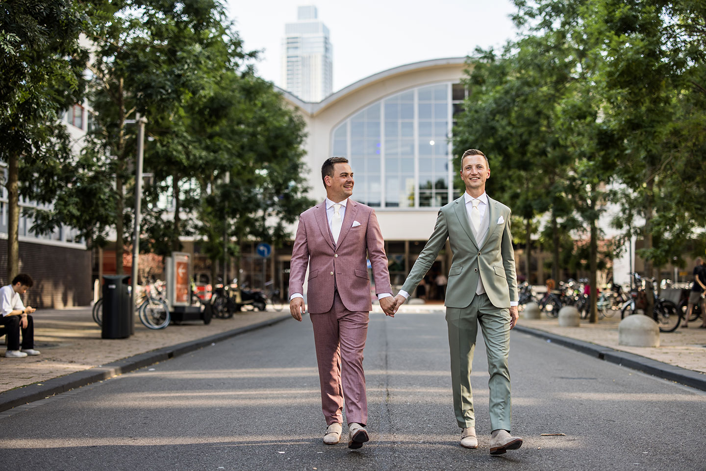 Trouwreportage van een homo huwelijk in Rotterdam