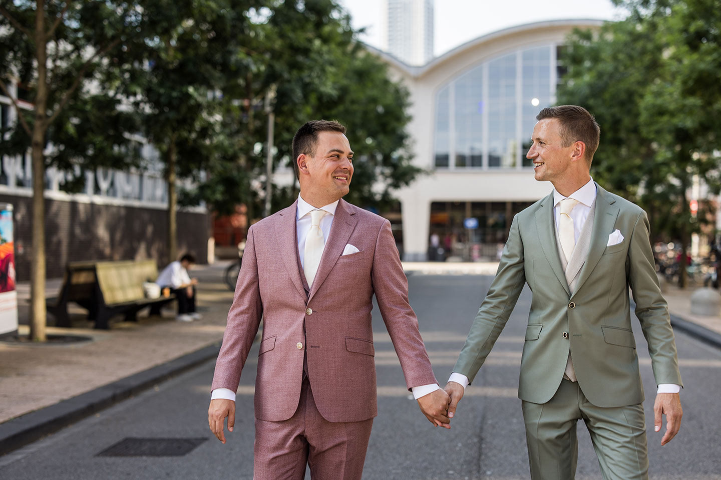 Bruidsfotografie homo huwelijk in Rotterdam
