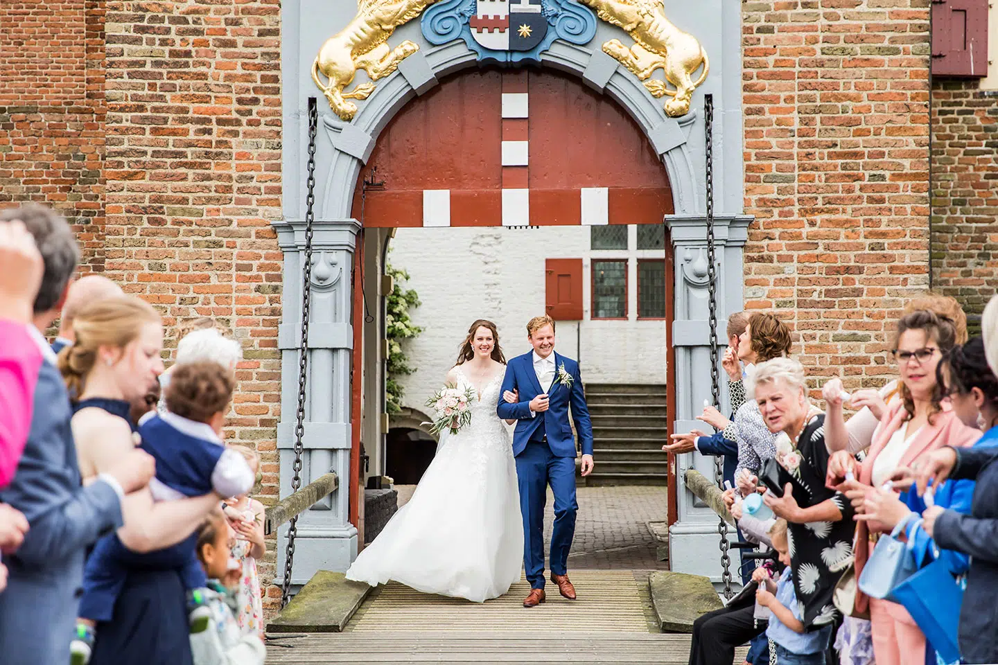 Kasteel Ammersoyen bruidsfotografie