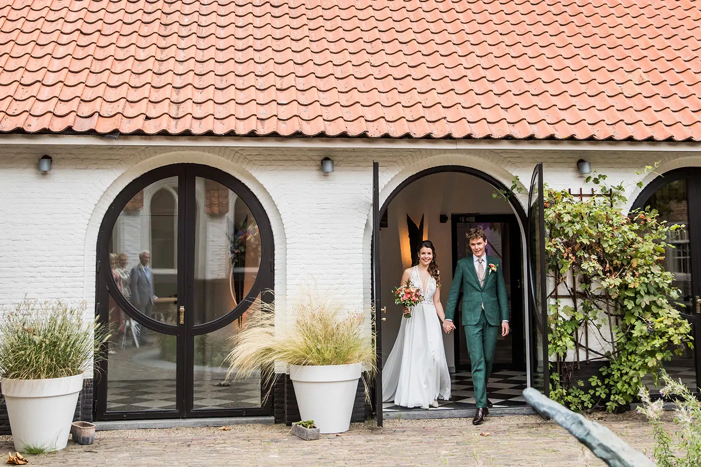 Trouwfotograaf bij de Mariënhof in Amersfoort