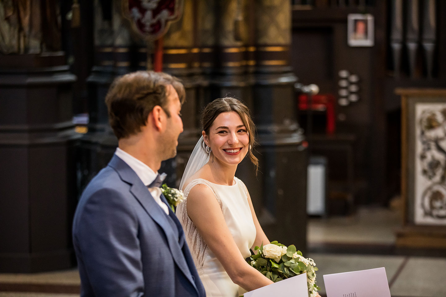 Huwelijksfotografie Sint Joris Kerk Antwerpen
