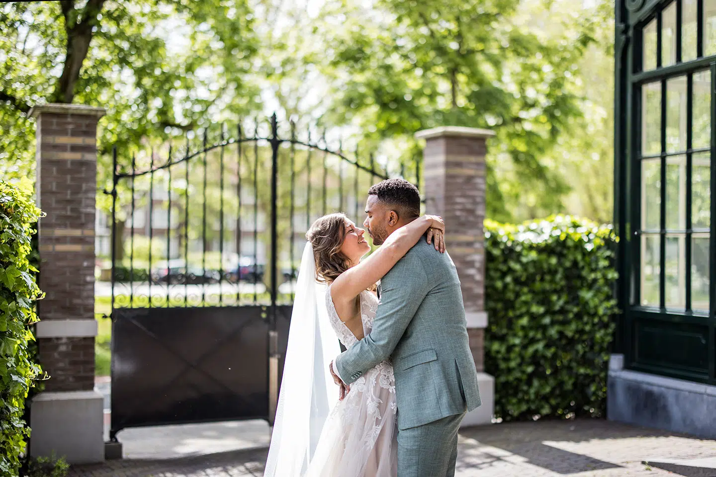 Bruidsfotografie bij Villa Clementine in Purmerend