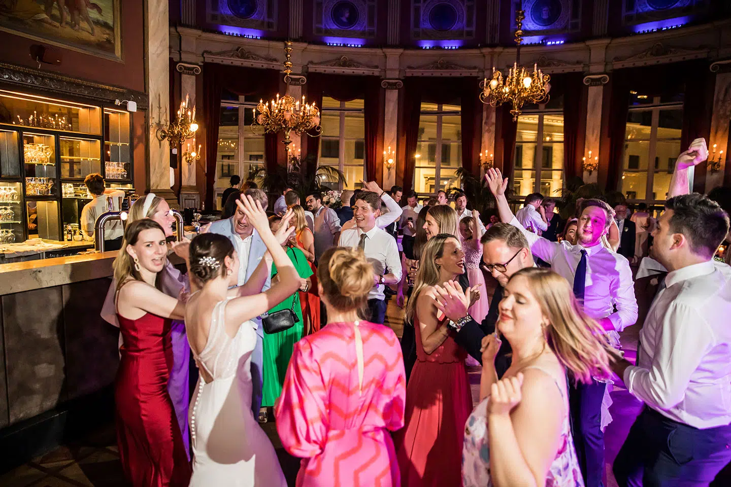 Feest trouw Bourla in Antwerpen fotograaf