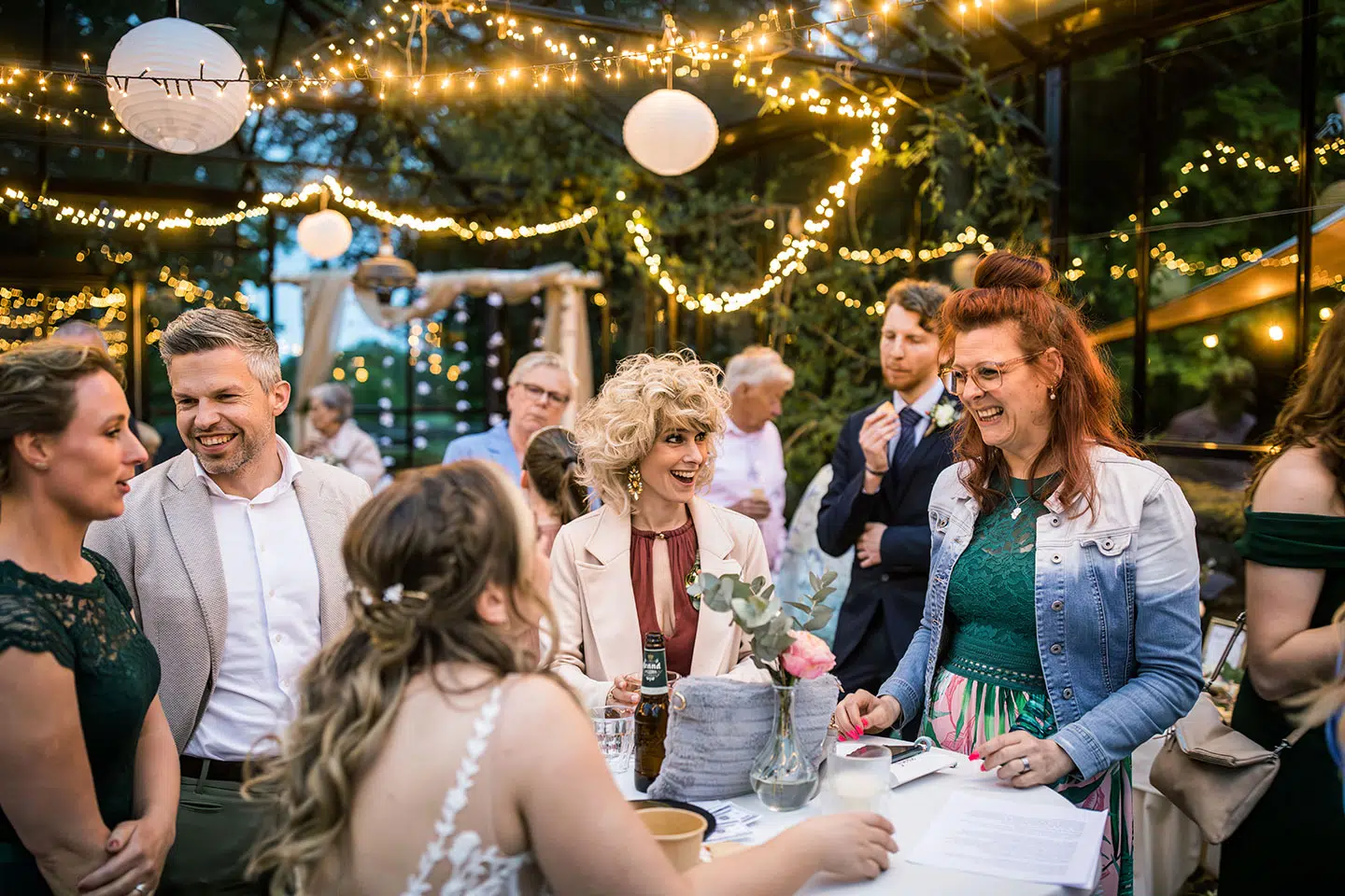 Feestavond bruiloft Tuin de Lage Oorsprong