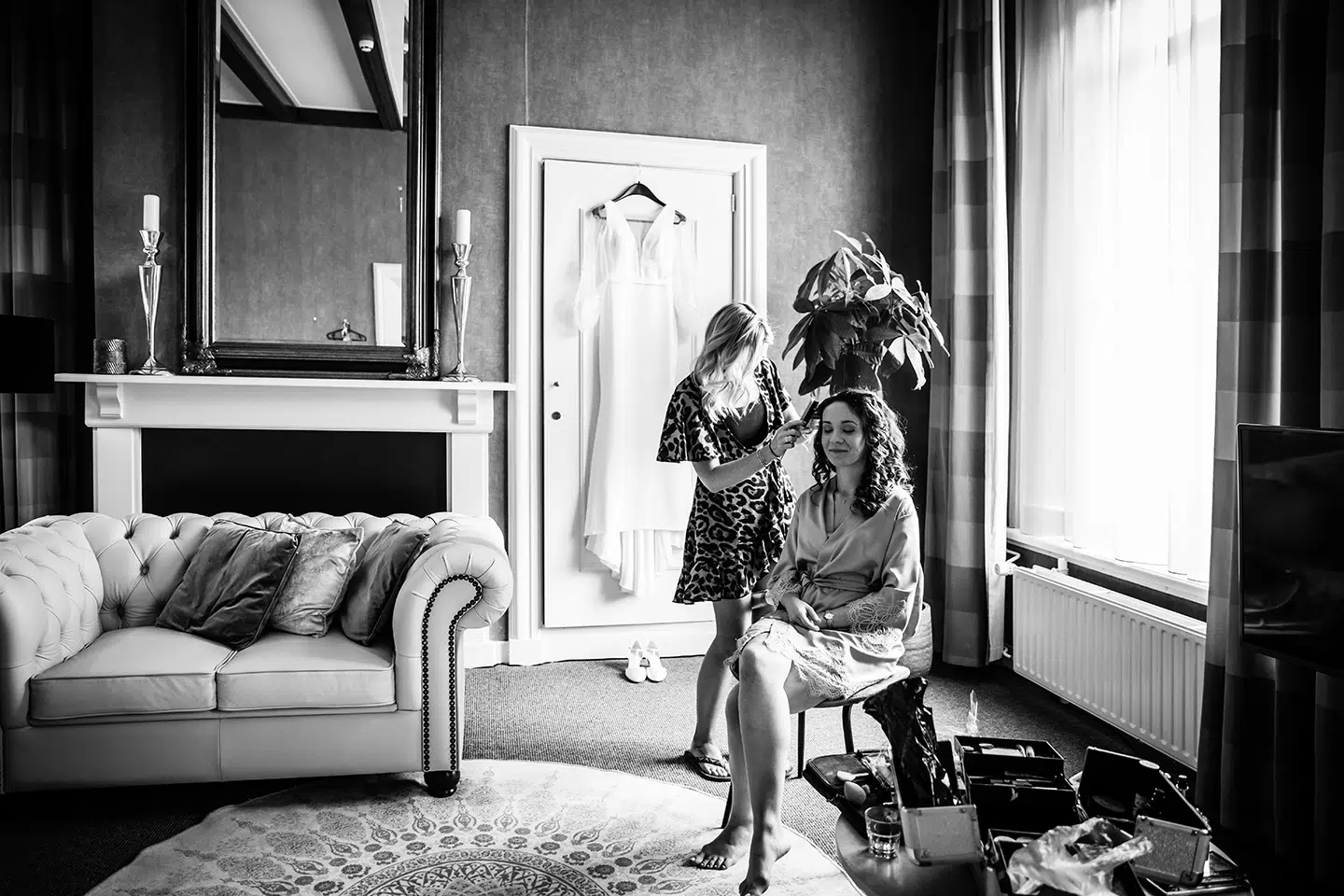 Bruidsfotografie bij De Havixhorst in Meppel