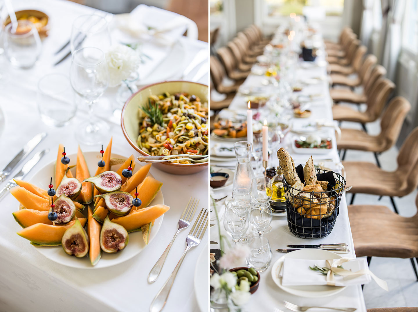 Diner huwelijk bij Orangerie Elswout