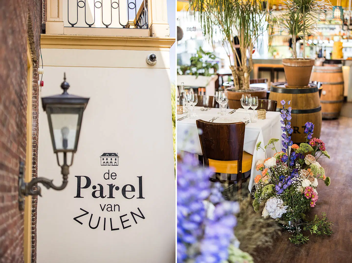 de Parel van Zuilen aankleding van de trouwlocatie