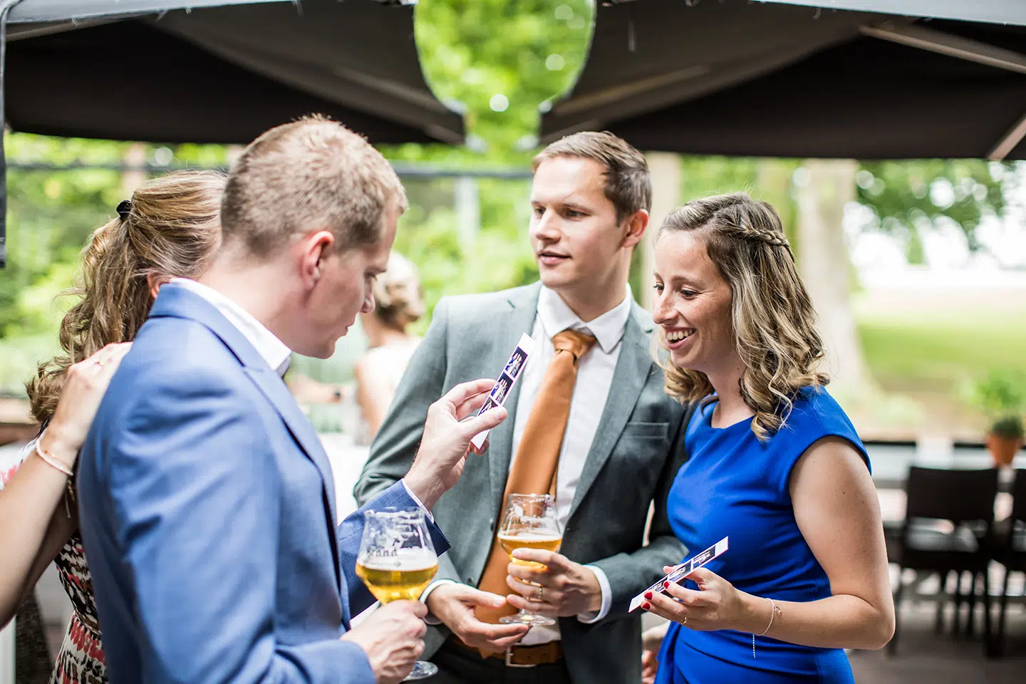 Receptie bruiloft bij het Ketelhuis