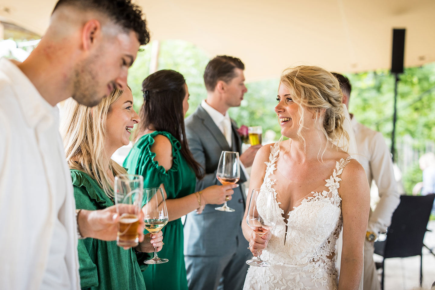 Receptie bruiloft bij Breezze