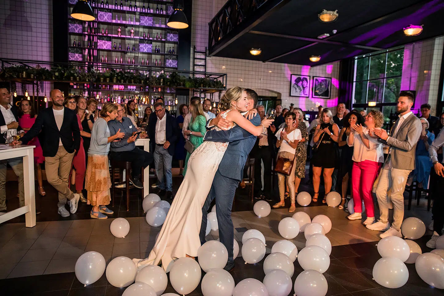 Openingsdans bruiloft bij het Ketelhuis