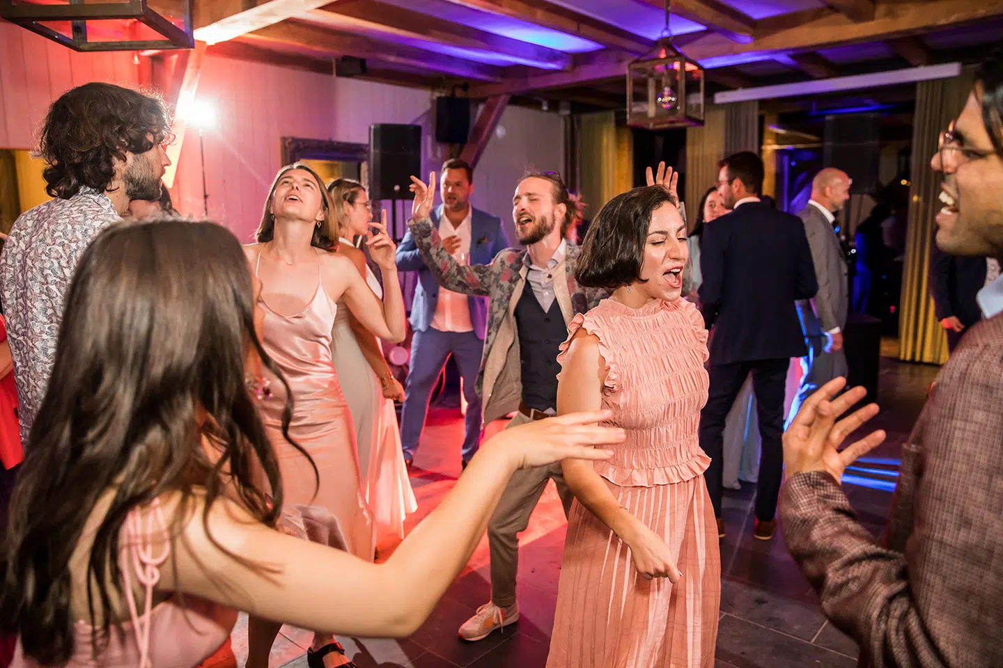 Feestavond tijdens een bruiloft bij De Havixhorst
