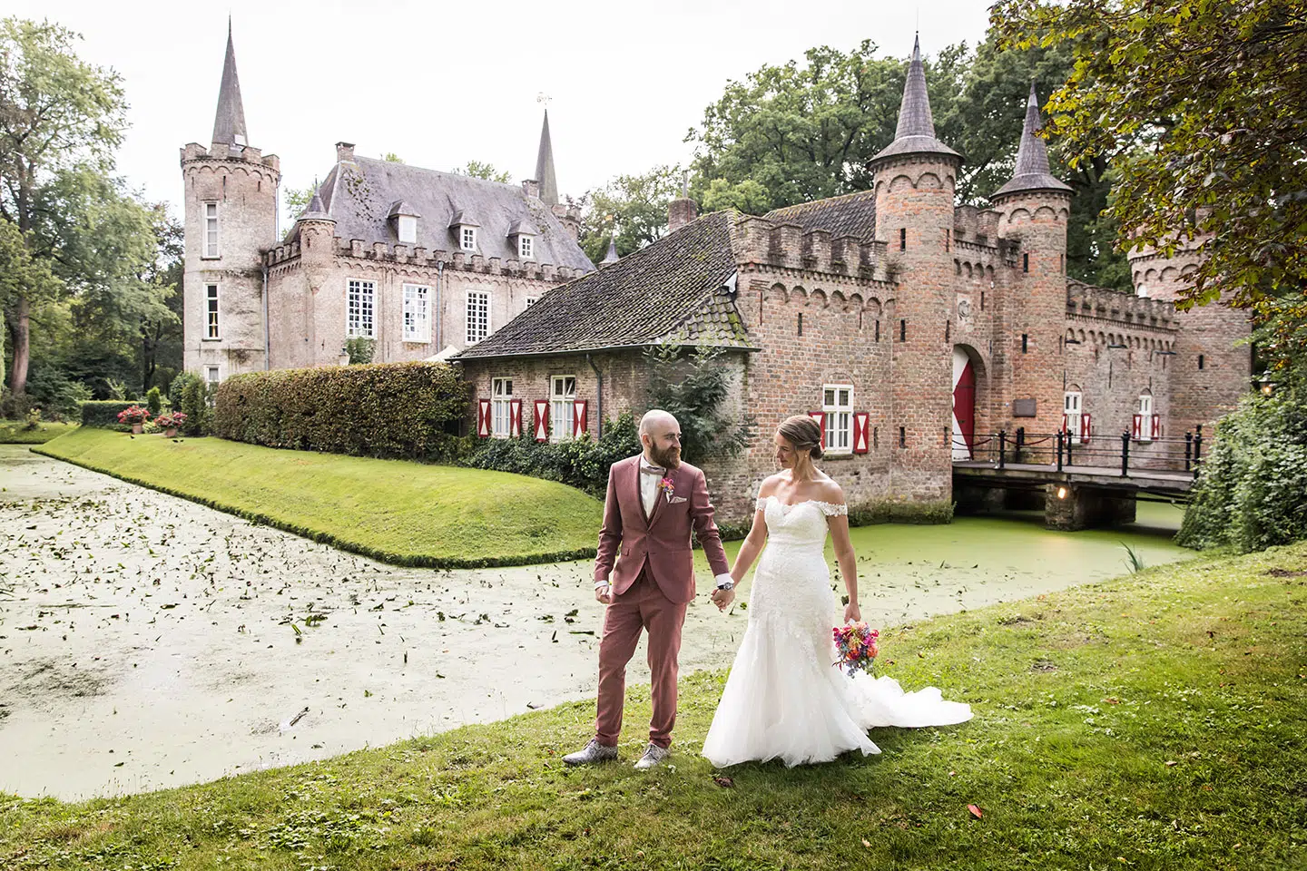 Trouwfotografie bij Kasteel Henkenshage