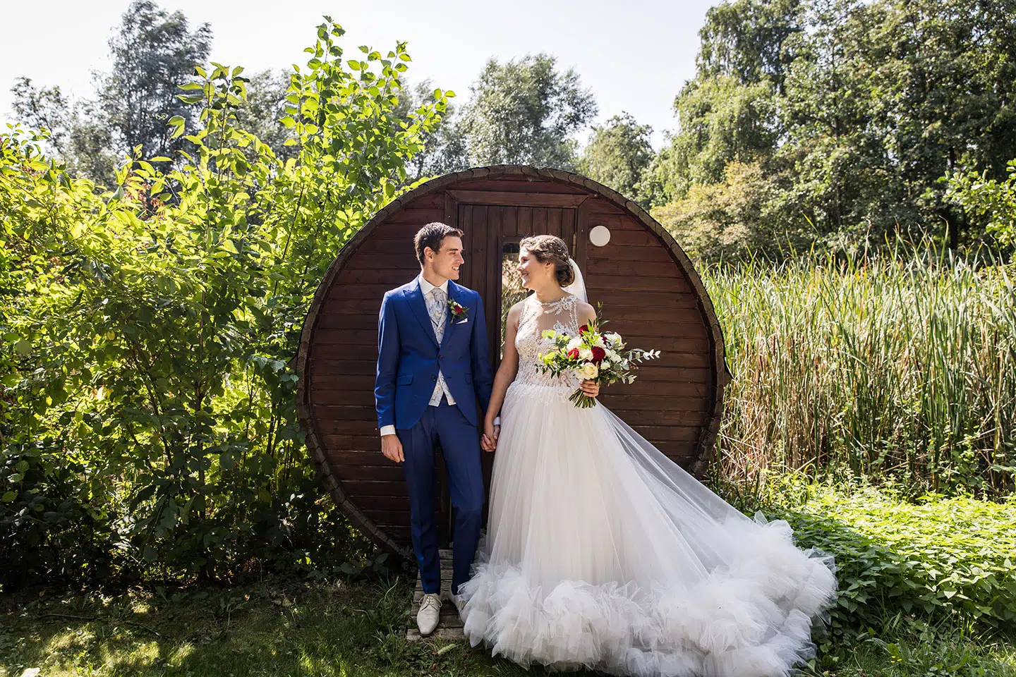 Trouwfotograaf bij Landgoed Vidaa