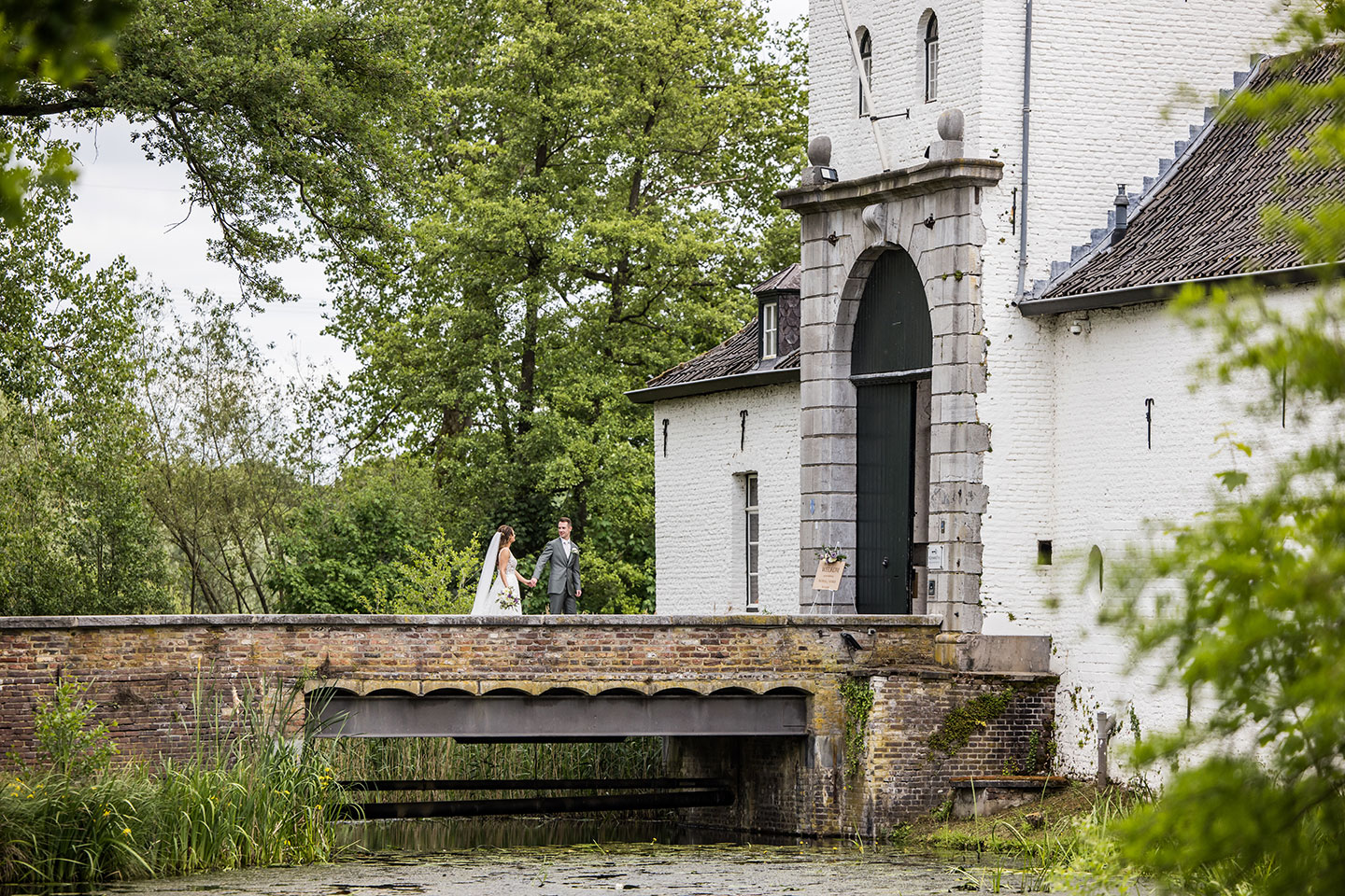 Bruidsreportage bij Kasteel Daelenbroeck