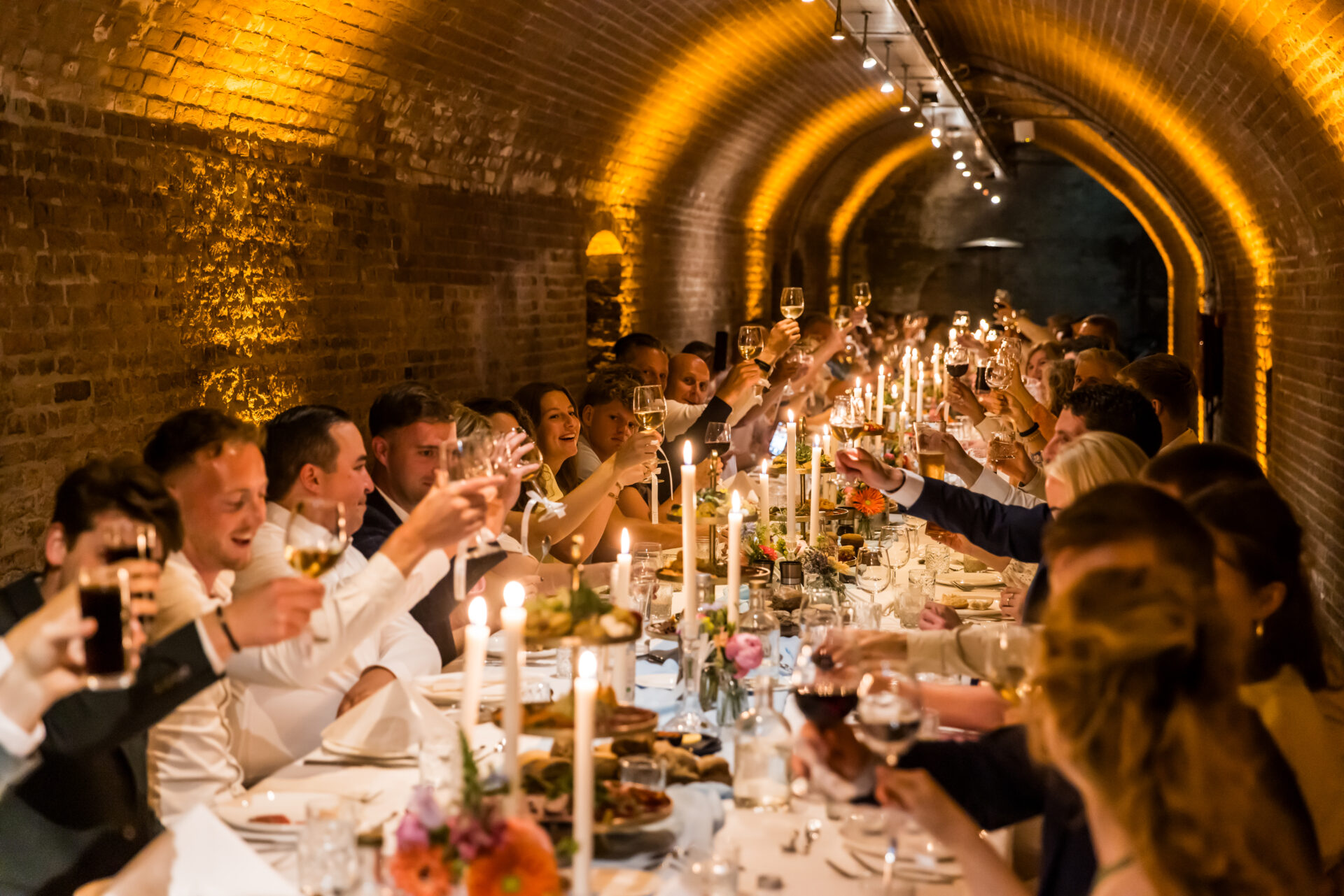 Diner bruiloft bij Kasteel Woerden
