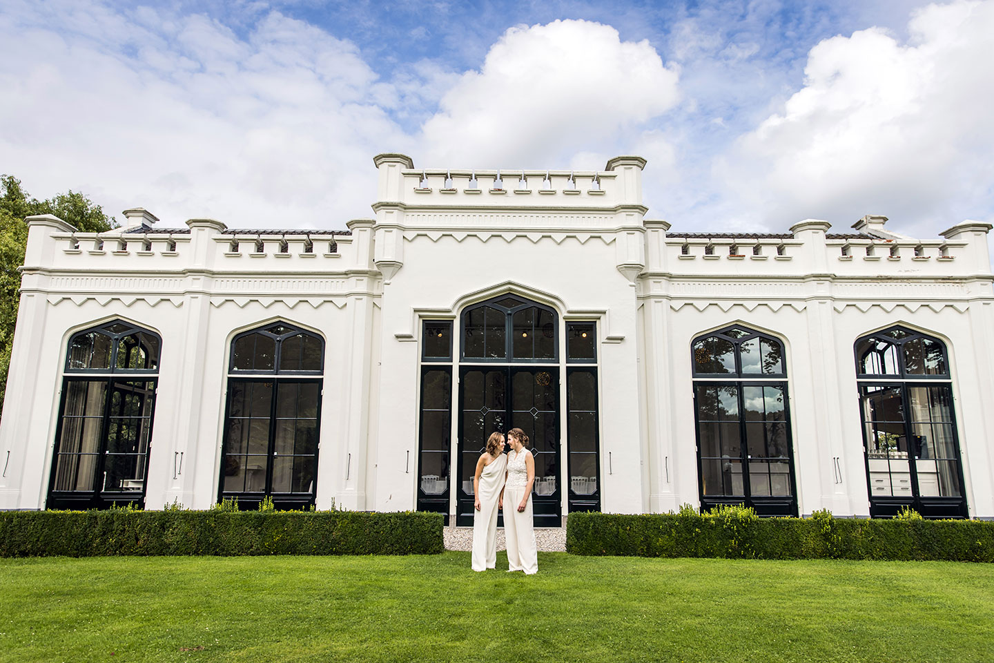 Bruidsfotografie bij Oranjerie Sandenburg