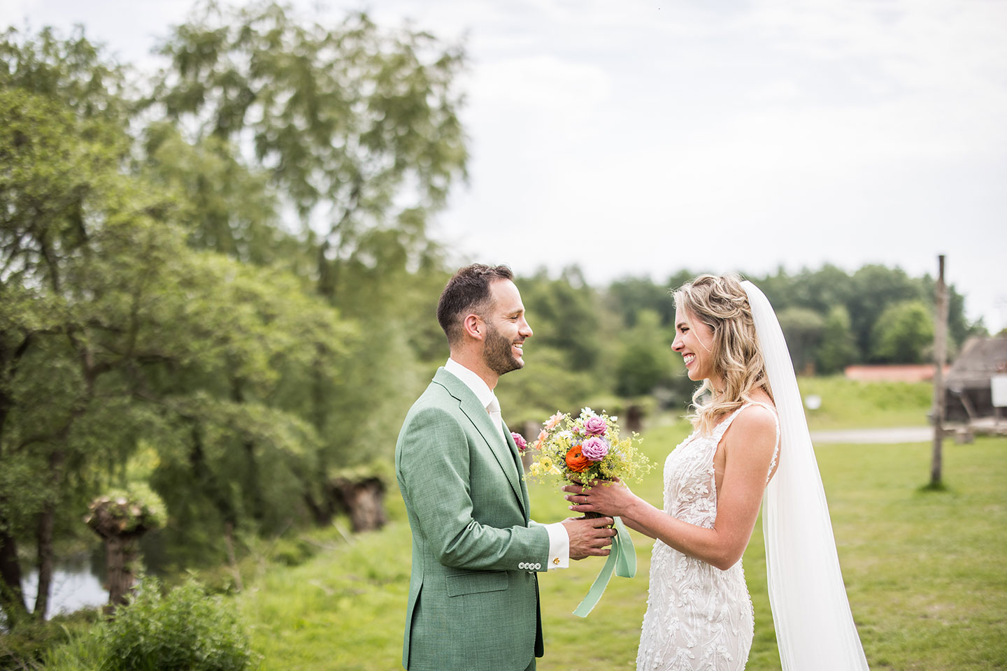 Bruidsfotografie bij Fort de Gagel in Utrecht