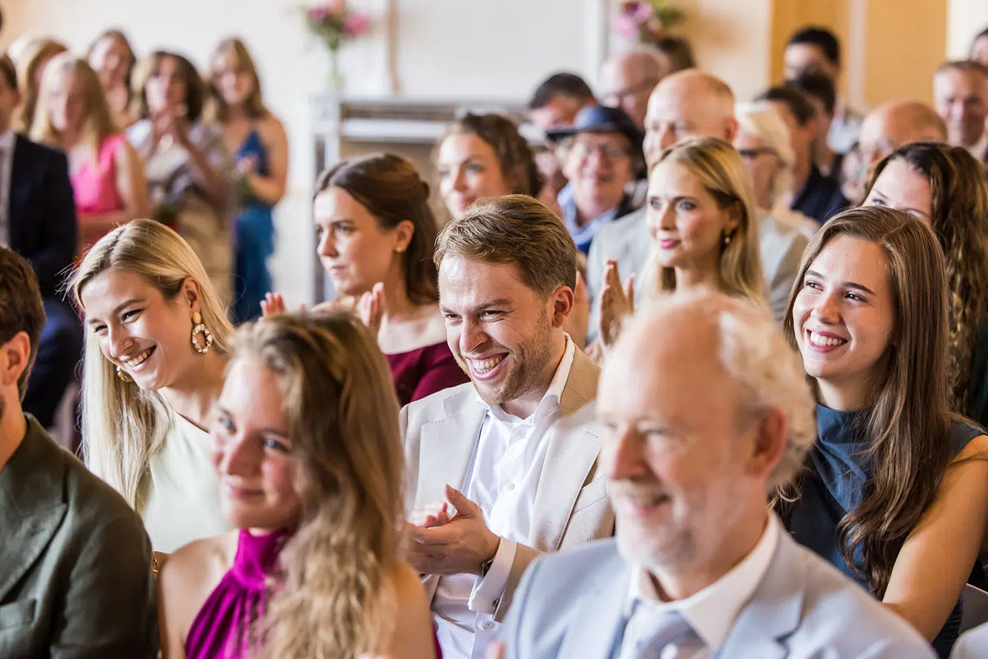 Daggasten tijdens een bruiloft bij Landgoed Huis Brakel