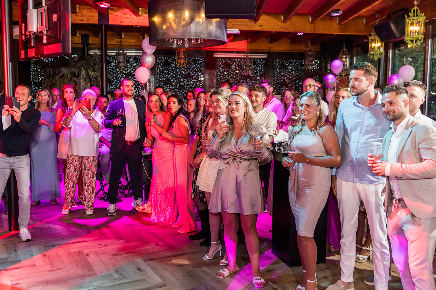 Trouwfeest van een bruiloft in Best bij Beachclub Sunrise