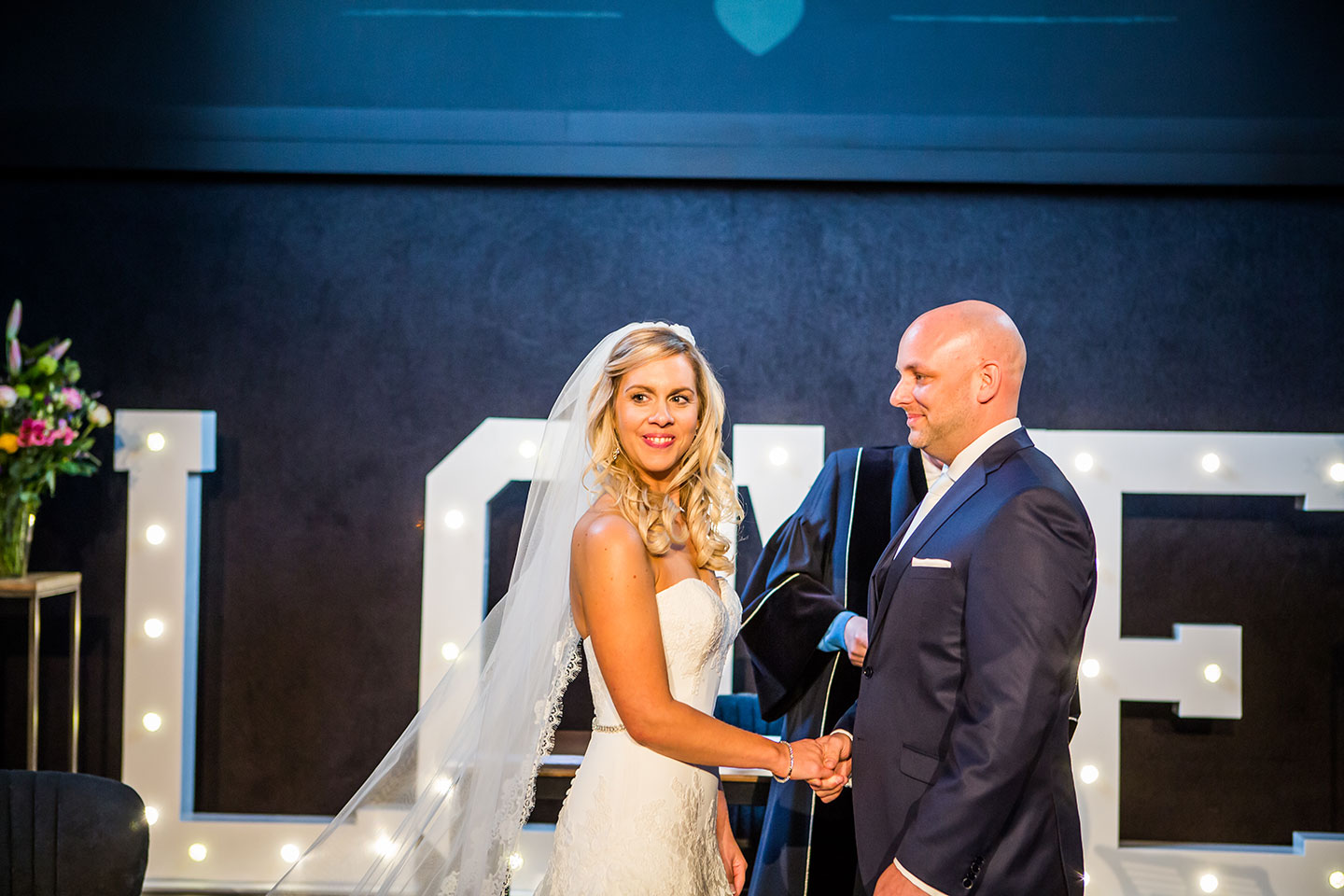 Het Klasse Theater bruiloft ceremonie