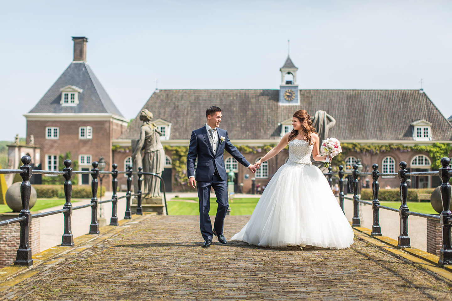 Trouwfotografie bij Buitenplaats Amerongen