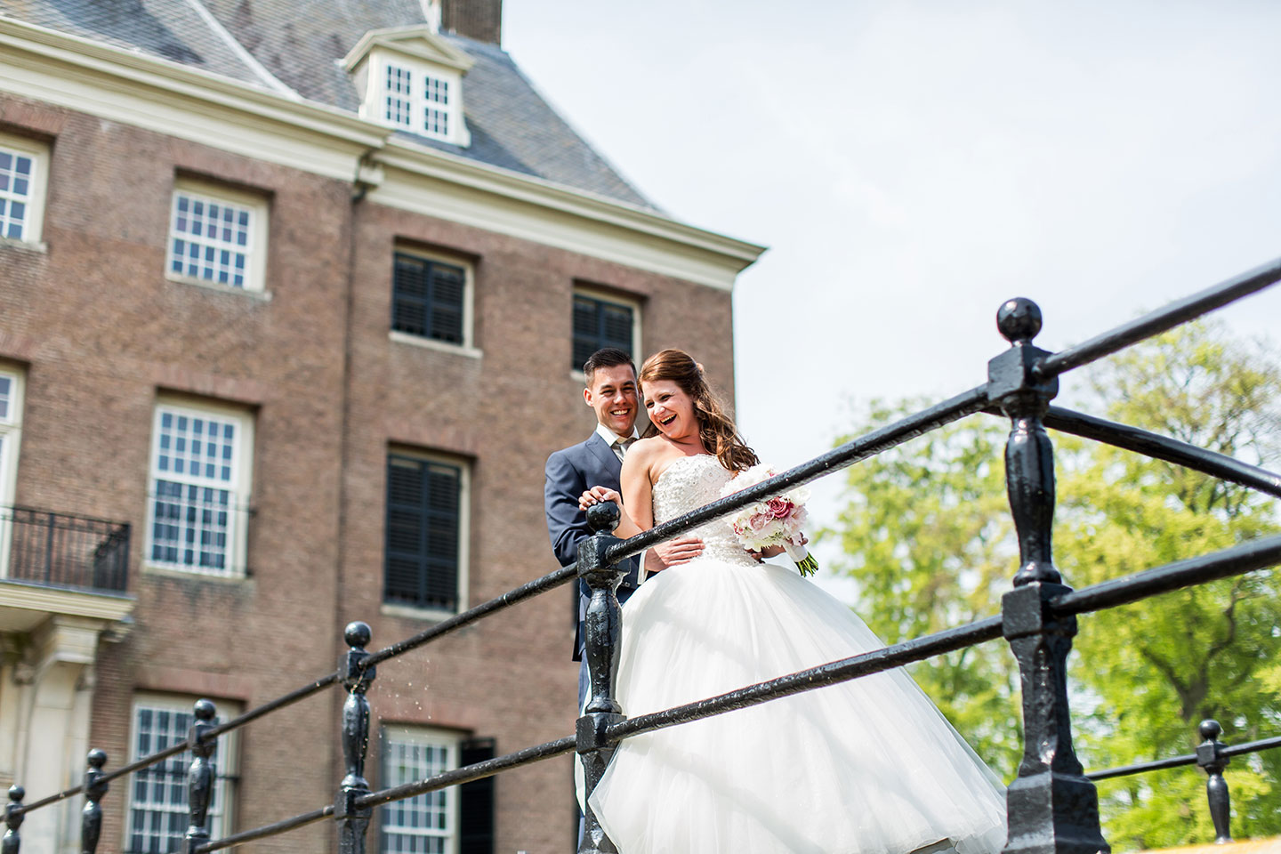 Trouwfotografie bij Kasteel Amerongen